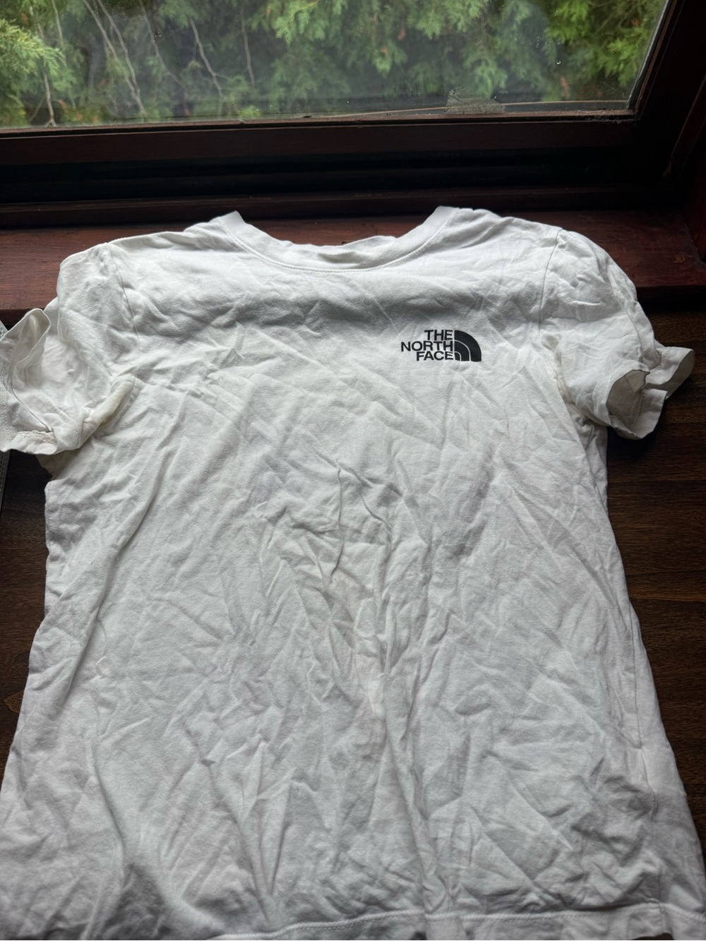 Women’s North Face White Short Sleeve Logo Crew T-Shirt - Picture 1 of 3